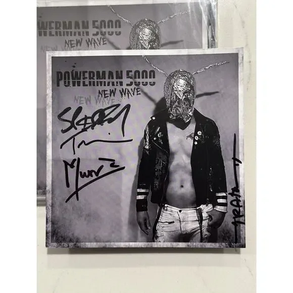 Powerman 5000 SIGNED New Wave CD With Autographed Booklet! Exclusive! #5 CDs
